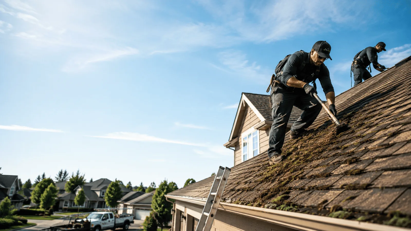 Roof Moss Removal in Walworth, WI near me